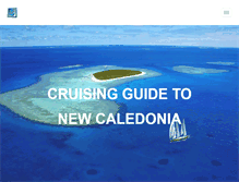 Tablet Screenshot of cruising-newcaledonia.com